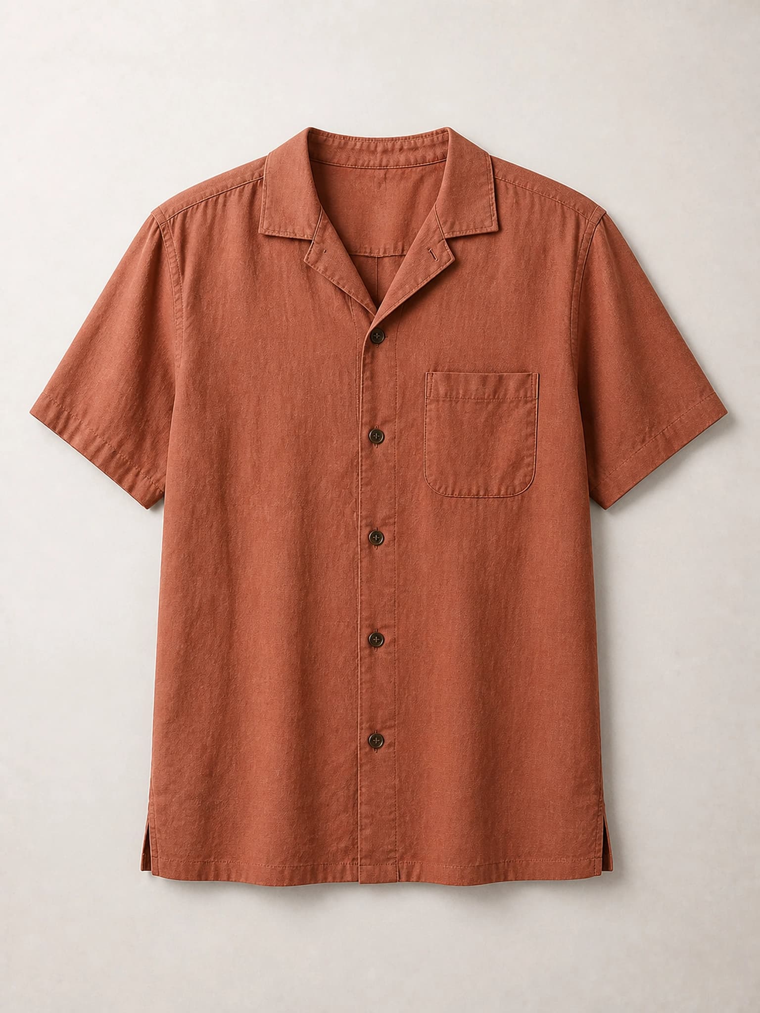 Camp-Collar Tops for Men