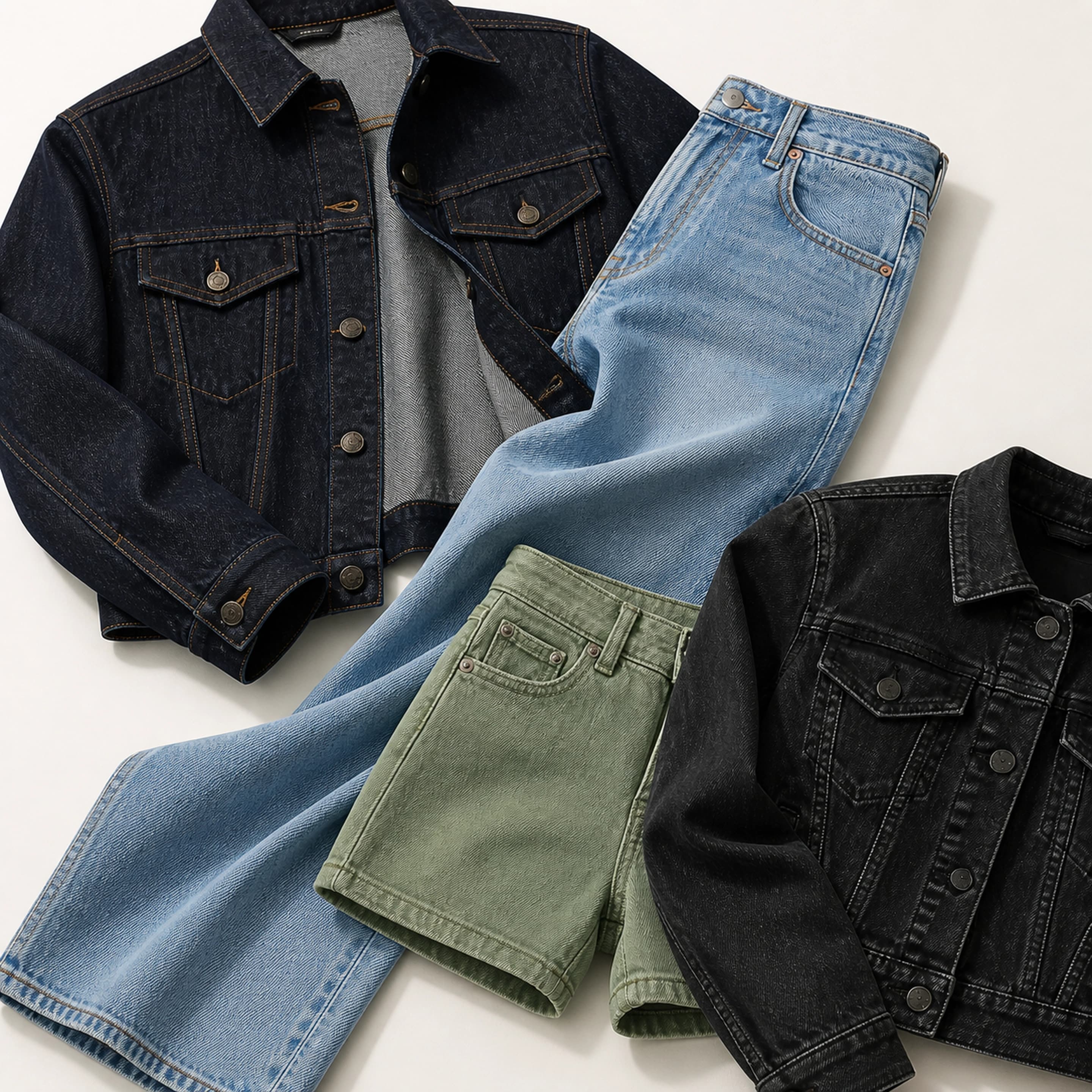Denim — Five-pockets, separates & outer layers