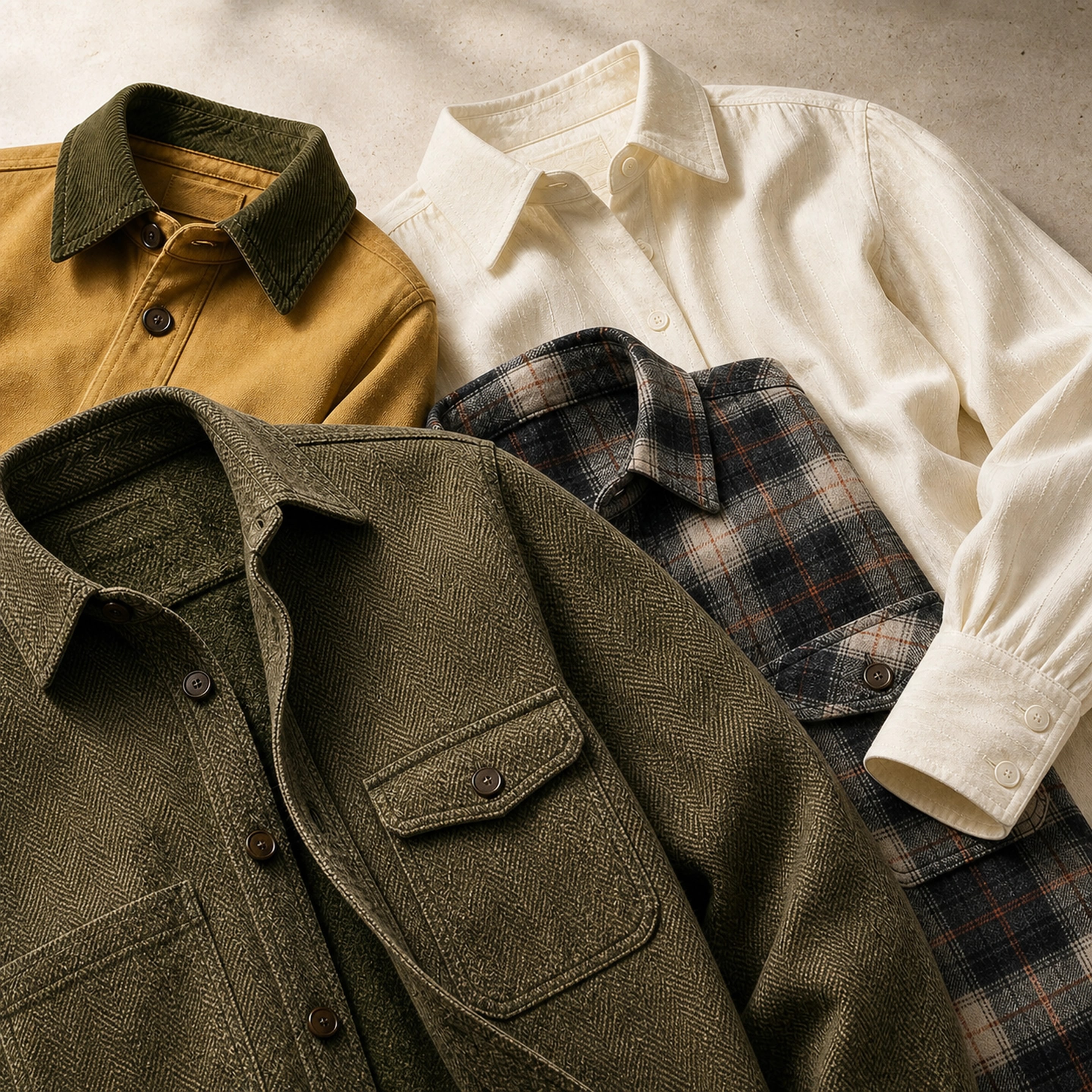 Woven Shirts — Button-downs, overshirts & flannels