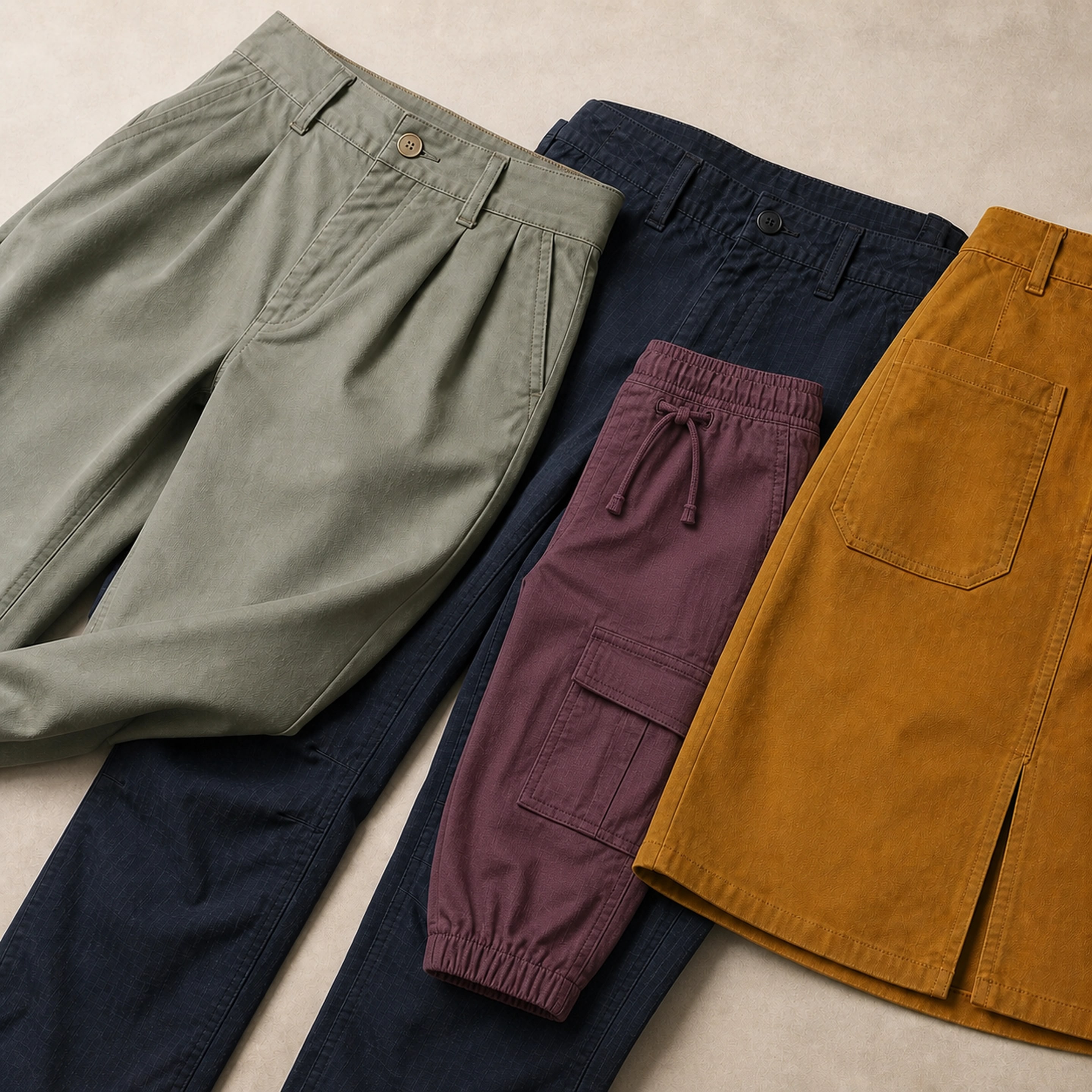 Woven Pants — Chinos, cargos & utility bottoms