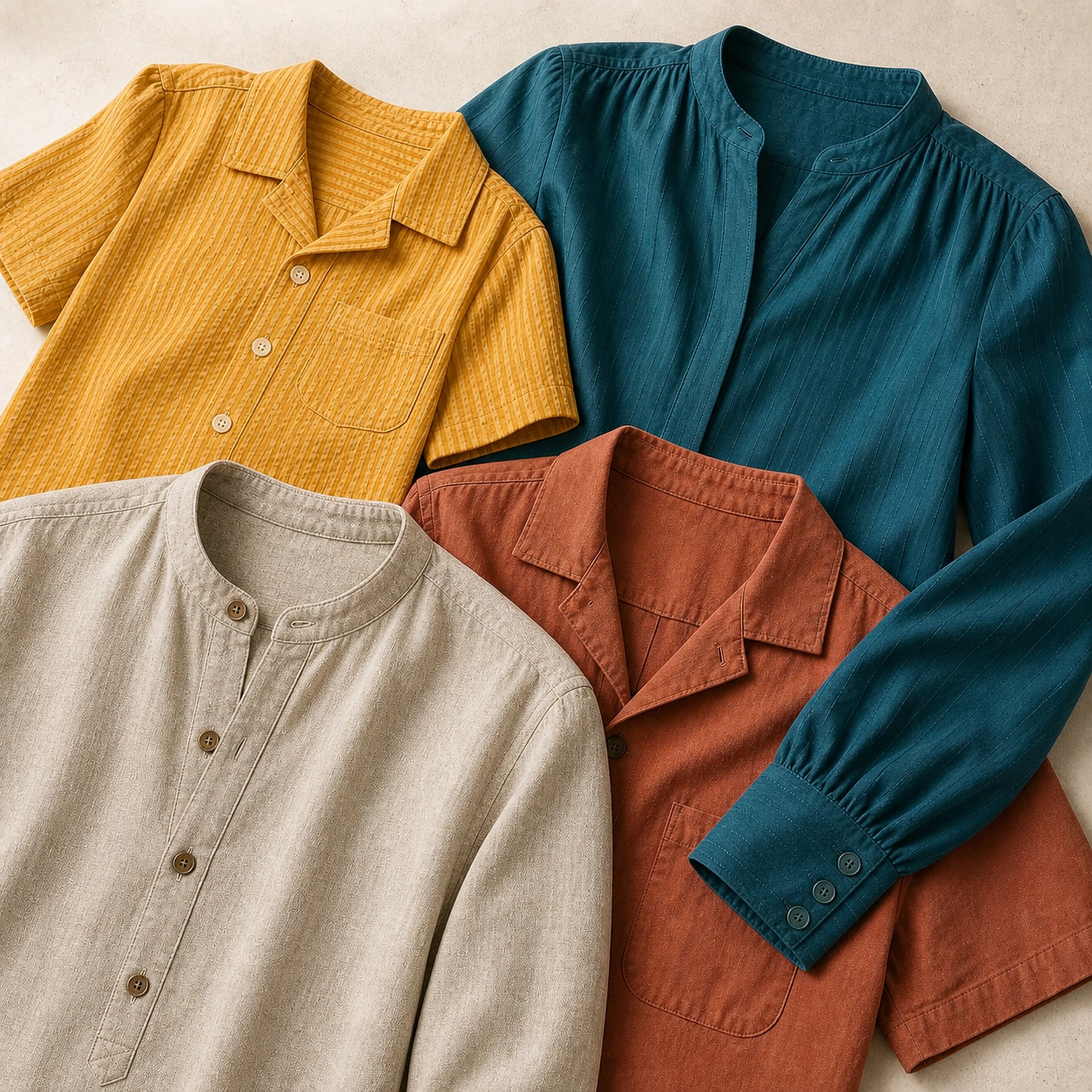 Woven Tops — Blouses & camp-collar tops